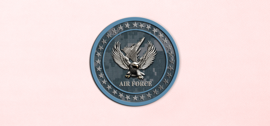 P 541 PK Air Force Pink Faux
